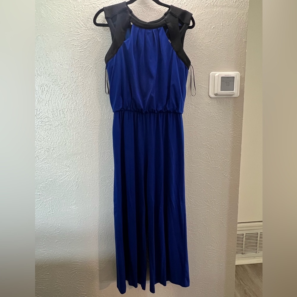 Blue jumpsuit